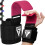 (Pink) RDX Weight Lifting Hooks Straps Pair Training Wrap 1