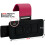 (Pink) RDX Weight Lifting Hooks Straps Pair Training Wrap 6