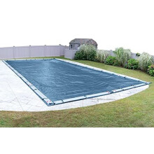 Pool Mate 351836RPM Winter Pool Cover Heavy-Duty Blue 18 x 36 ft Inground Pools