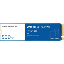 Western Digital 500GB WD Blue SN570 NVMe Internal Solid State Drive SSD - Gen3 x4 PCIe 8Gb/s, M.2 2280, Up to 3,500 MB/s - WDS500G3B0C 500GB SN570 ..