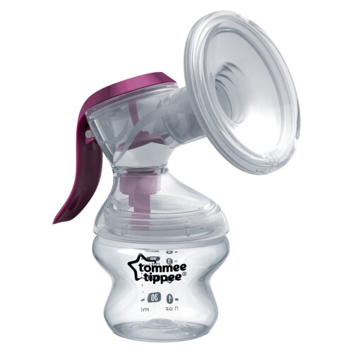 Tommee Tippee Tommee Tippee Made for Me Single Manual Breast Pump with Soft Silicone Cup 1