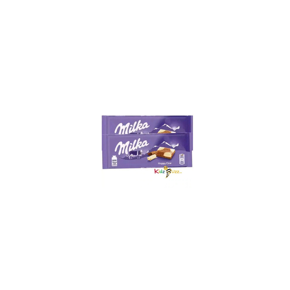 (Pack of 5) Milka Happy Cows Original Chocolate 100g