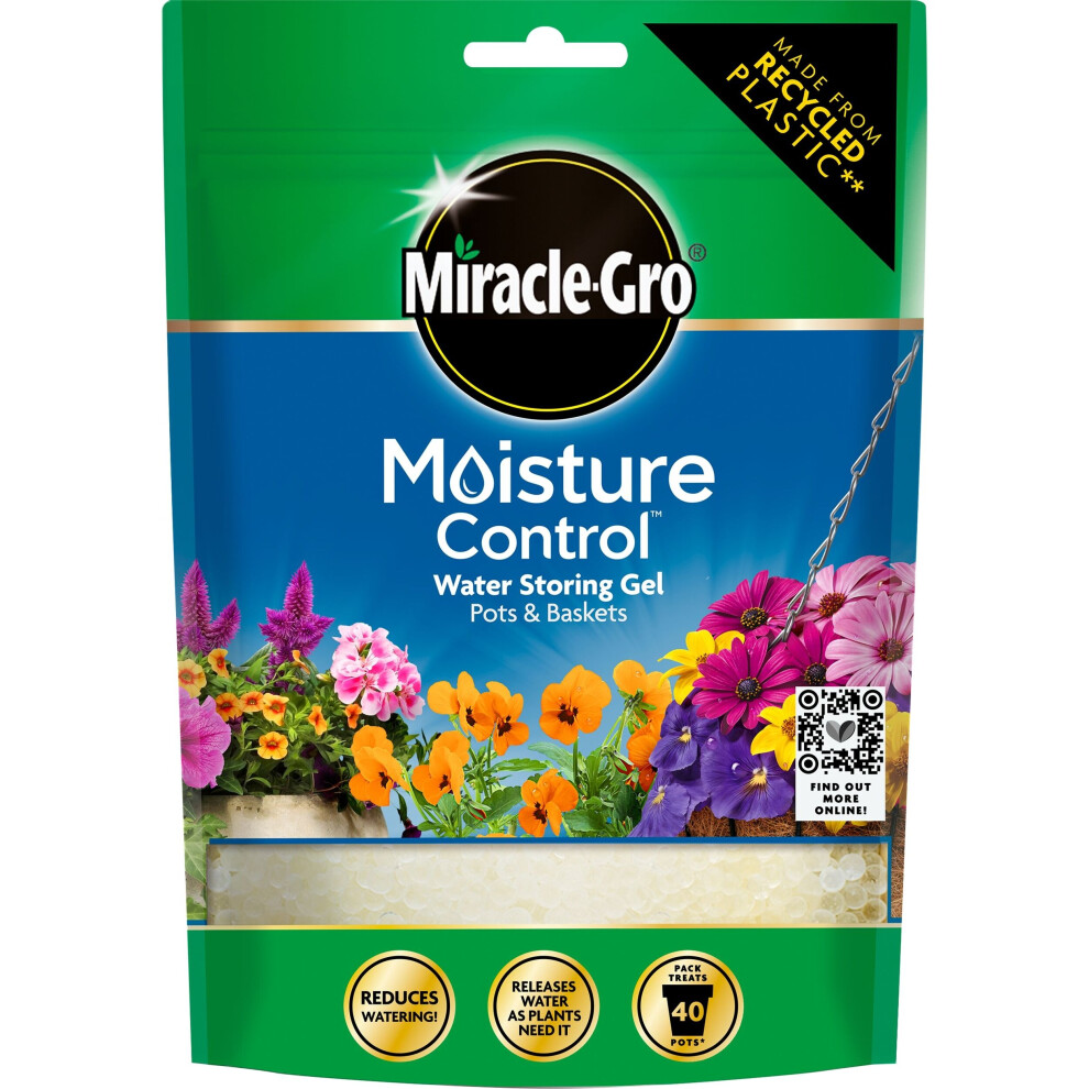 Miracle-Gro Water Gel Retaining Crystals Plant Pots & Baskets 200G