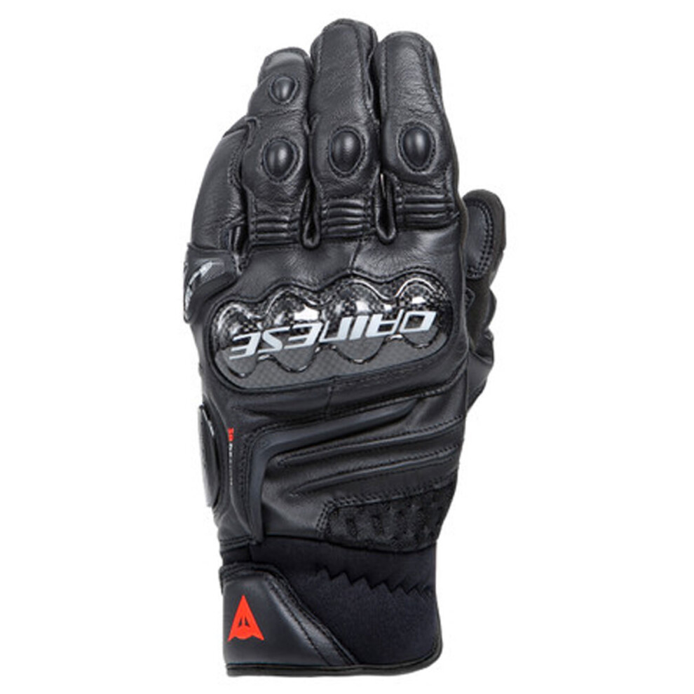 (S) Dainese Carbon 4 Short Leather Gloves / Black 8051019426031