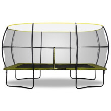 (14x10ft) Rebo Rectangular Base Jump 2 Trampoline With Halo II Enclosure - 2 Sizes