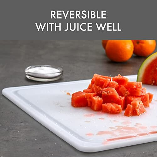Dexas NSF Polysafe Pastry/Cutting Board with Well, 15 by 20 inches, White 2