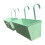 Selections Sage Green Balcony Hanging Planters (Set of 2) 1