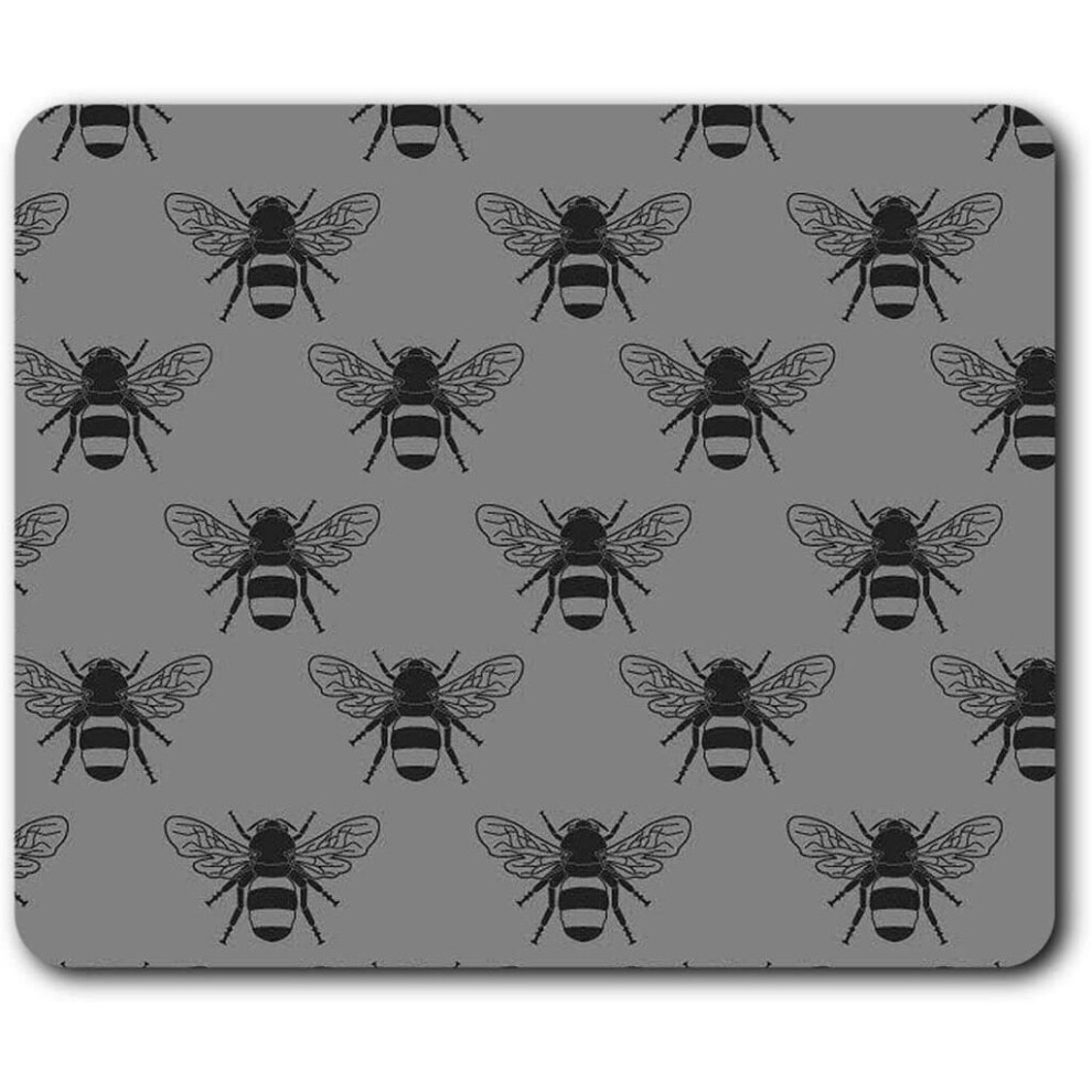 Beautiful Bees Pattern Art Mouse Mat Pad Computer Pc Laptop Gaming Office Home Desk Accessory Gadget #39514 7626014141831