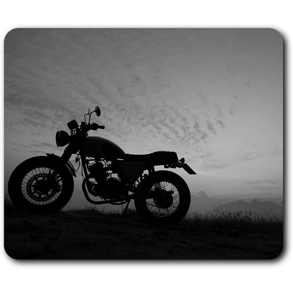 Vintage Motorbike Mouse Mat Pad Computer Pc Laptop Gaming Office Home Desk Accessory Gadget #39568 7626014894362