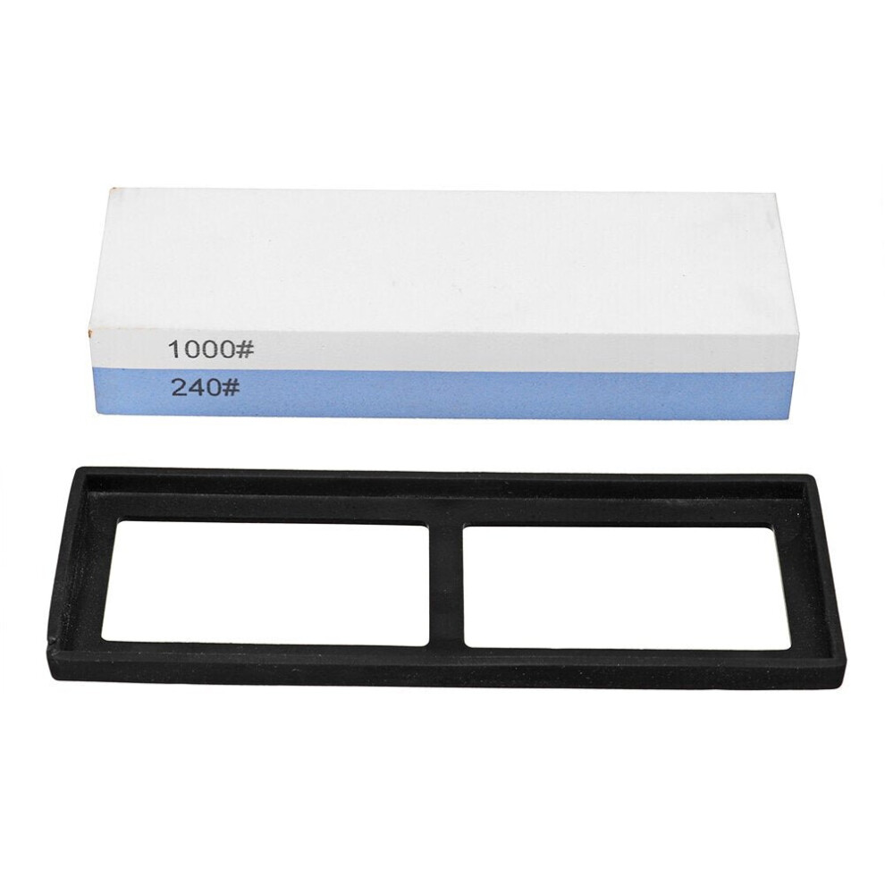 (240/1000) Cutter Sharpener White Corundum Whetstone Sharpening Stone Grinding Stone Kitchen Tool 240/1000 600/2000 1000/3000 2000/5000 Two-Sided Grit 3654657699116
