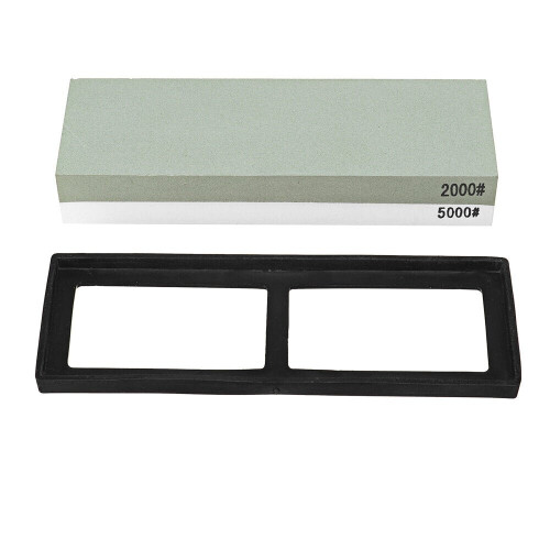 (2000/5000) Cutter Sharpener White Corundum Whetstone Sharpening Stone Grinding Stone Kitchen Tool 240/1000 600/2000 1000/3000 2000/5000 Two-Sided Grit