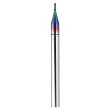 (3mm) 1-10mm 3 Flute Milling Cutter Colorful Coating Tungsten Steel Drill Bit CNC Tool