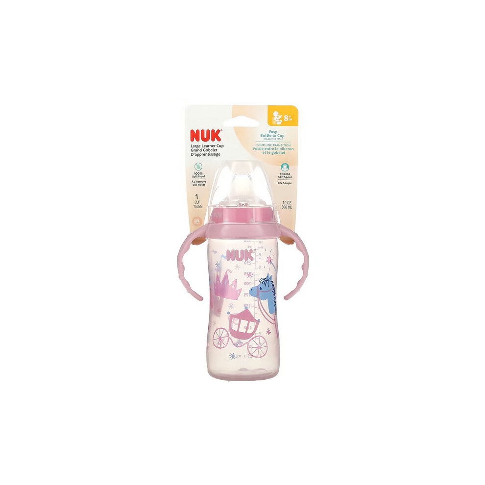 NUK, Large Learner Cup, 9+ Months, Girl, 1 Cup, 300ml