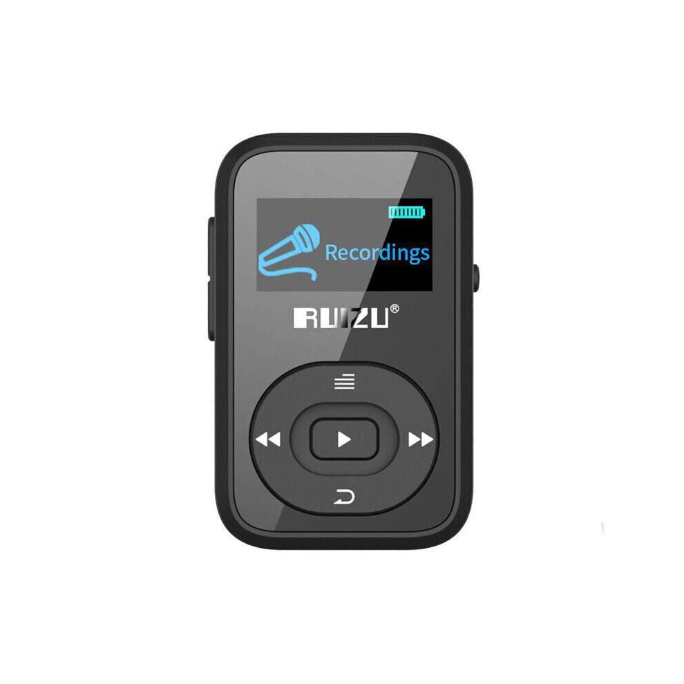 (Black) Bluetooth 8Gb Sport Mp3 Music Player Voice Recorder Fm Radio Support Tf Card Black 6112211955766
