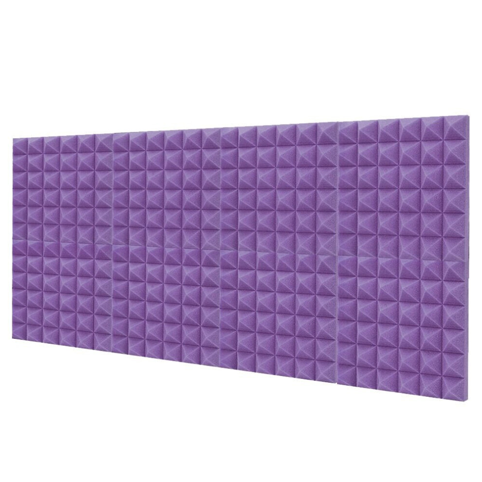 (Purple) Soundproof Foam Egg Profile Sound Absorbent Acoustic Panel Noise Absorption