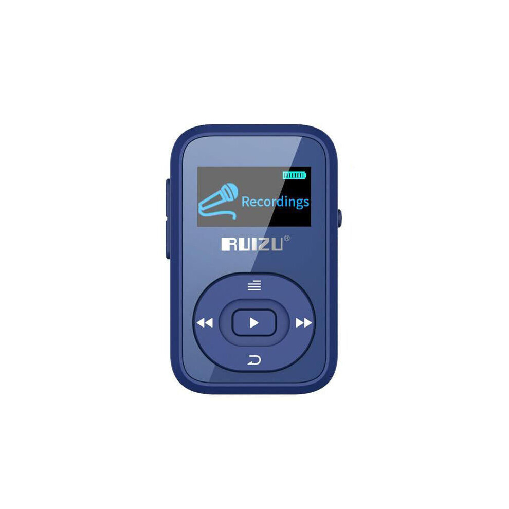 (Blue) bluetooth 8GB Sport MP3 Music Player Voice Recorder FM Radio Support TF Card