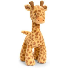 (Huggy Giraffe 17cm Plush) Keel Toys Keeleco 100% Recycled Baby Themed Blankets, Rattles, Plush Sets