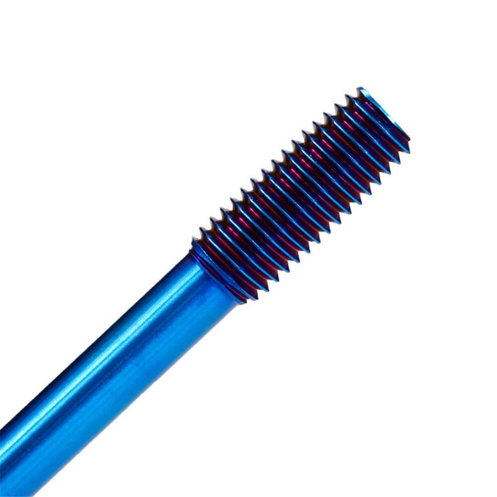 (M2) Blue Nano Fluteless Forming Machine Taps M2-M12 Metric Plug Tap Extrusion HSS Thread Screw Drill