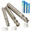 GreenZech 3pcs HSS Straight Shank End Mill Cutter 4 Flute 8/10/12mm CNC Tool 9