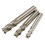 GreenZech 3pcs HSS Straight Shank End Mill Cutter 4 Flute 8/10/12mm CNC Tool 4