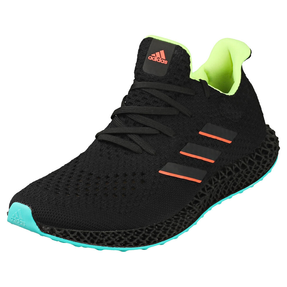 adidas 4d Futurecraft Unisex Fashion Trainers in Black - Size 4.5 UK