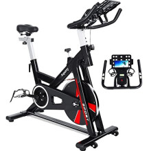 AUPOREY Exercise Bike, Indoor Cycling Bike Stationary, Workout Bike Fitness Bikes for Home Cardio with Comfortable Seat, A spinning bike more sui