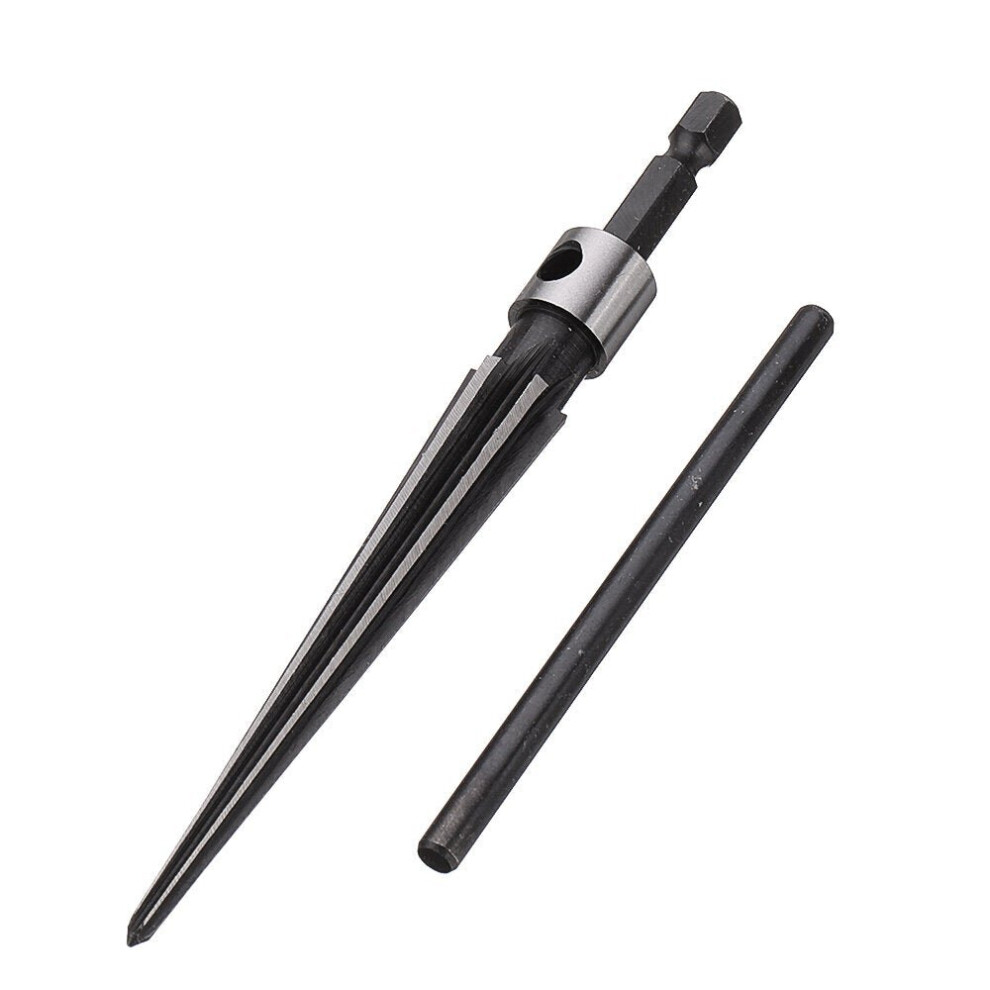 3-13Mm Bridge Pin Hole Hand Held Taper Reamer T Handle Tapered 6 Fluted Chamfer Bit Tool 3654659287830