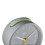 Braun Braun Classic Analogue Alarm Clock with Snooze and Light, Grey, BC12G 5