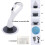 (US Plug) Electric Spin Scrubber Rechargeable Power Cleaning Brush With 4 Replaceable Brush Heads 5