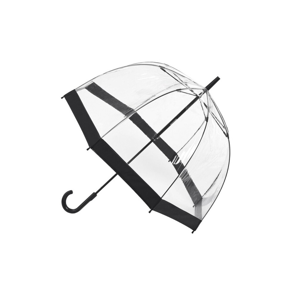 Fulton Birdcage Clear Dome Umbrella - Black Trim