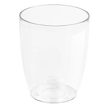 Prosper Plast DUOW130P-CPNO 13.2 x 16 cm "Coubi" Flowerpot - Transparent