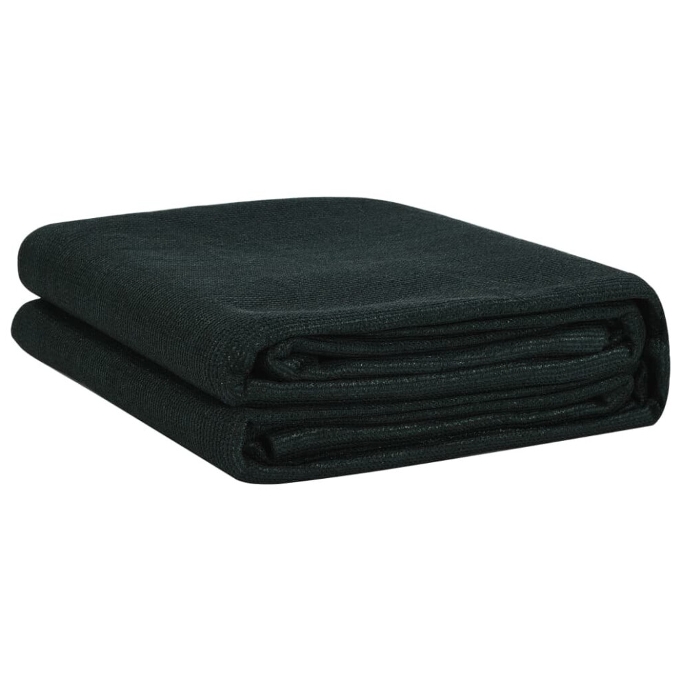 vidaXL Tent Carpet 400x400 cm Dark Green HDPE Patio Camping Rug Underlay Mat