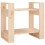 VidaXL (brown) vidaXL Solid Wood Pine Book Cabinet/Room Divider Storage Shelf Multi Colours 1