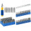 Vivo 99Pcs Ratchet 1/4'' Screwdriver Set Socket Wrench Tool Case Torx Allen Screw Nut 4