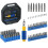 Vivo 99Pcs Ratchet 1/4'' Screwdriver Set Socket Wrench Tool Case Torx Allen Screw Nut 1