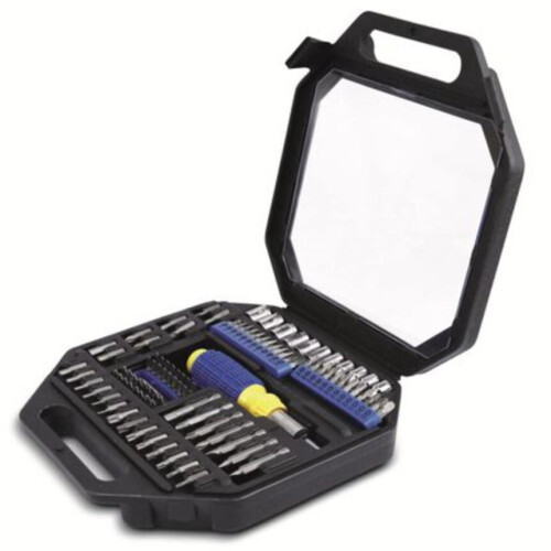 Vivo 99Pcs Ratchet 1/4'' Screwdriver Set Socket Wrench Tool Case Torx Allen Screw Nut 2