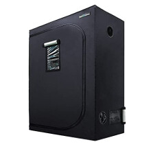 SunStream Hydroponic Grow Tent 48"x24"x60" for Indoor Seedling Plant Growing, Water-Resistant