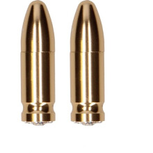 Magnetic Nipple Clamps - Diamond Bullet - Gold