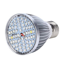 60W 60LED Full Spectrum Plant Grow Light Lamp Bulb Fill Light for Greenhouse Darkroom Plant Hydroponic Flower Planting Cultivation 85-265V