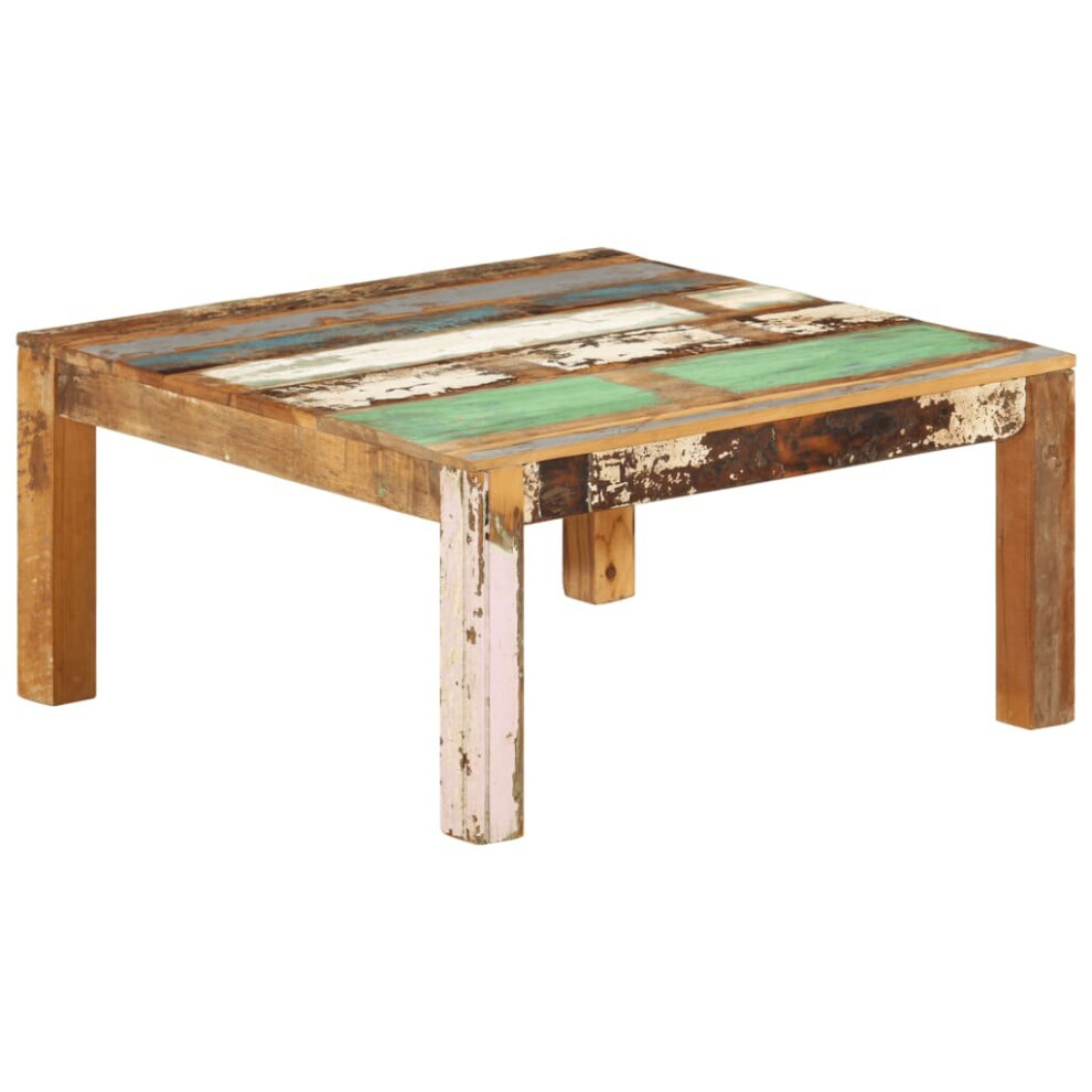 vidaXL Coffee Table Solid Reclaimed Wood Home Rustic Side Couch Sofa Table