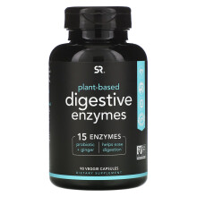 Sports Research, Enzymes Digestives à Base de Plantes, 90 Gélules Végétales