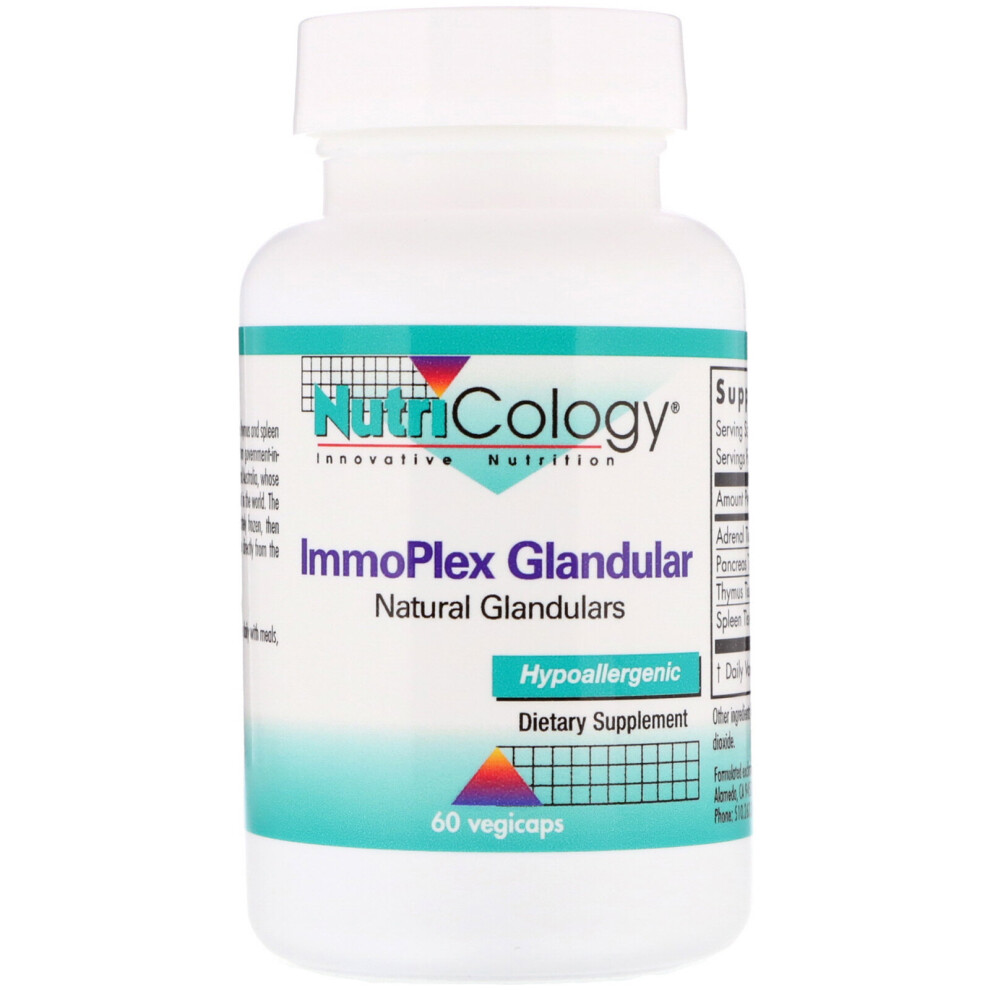 Nutricology , Immoplex Glandular, 60 Vegicaps