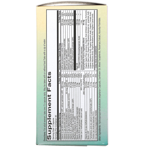 SmartyPants, Prenatal Multi, 30 Vegetarian Capsules 1