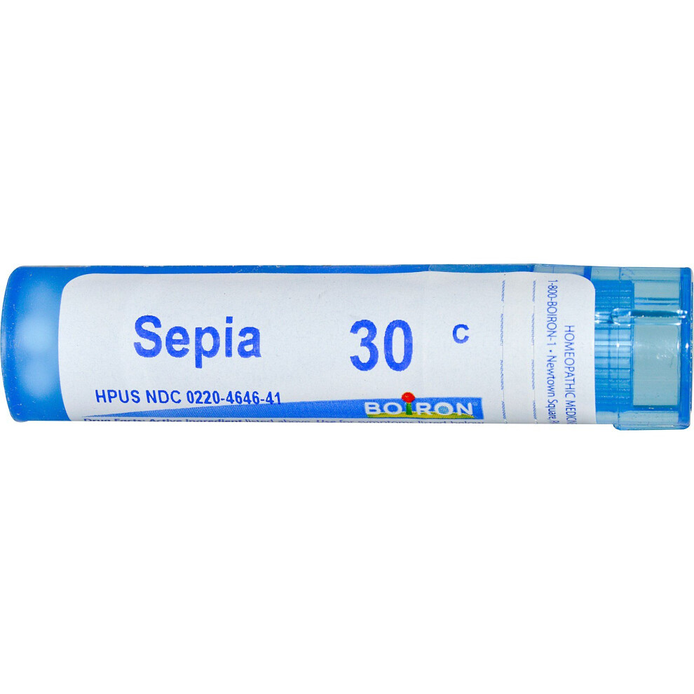 Boiron, Single Remedies , Sepia, 30C, 80 Pellets