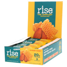 Rise Bar, Protein Riegel, Mandel Honig, 12 Riegel, je 2,1 Unzen (60 g)