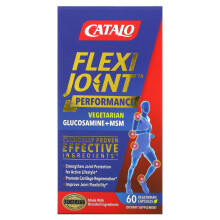 Catalo Naturals, FlexiJoint Performance, Glucosamine & MSM, 60 Vegetarian Capsules