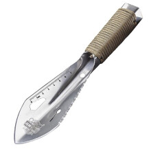(White) Multifunctional Stainless Steel Shovel For Outdoor Military Planting Tool