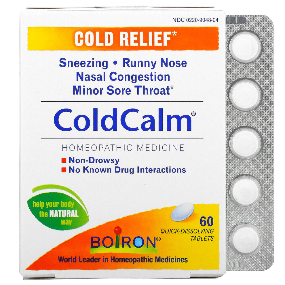 Boiron , Coldcalm, Cold Relief, 60 Quick-Dissolving Tablets