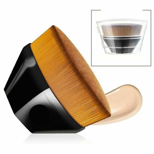 2pcs Foundation Brush Flat Makeup Brushes For Blending Flawless Liquid Cream Cosmetics 2