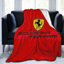 (75*100, 2) Sports Car Ferrari Flannel Blankets Super Soft Comfortable Warm Winter Kids Birthday Gift
